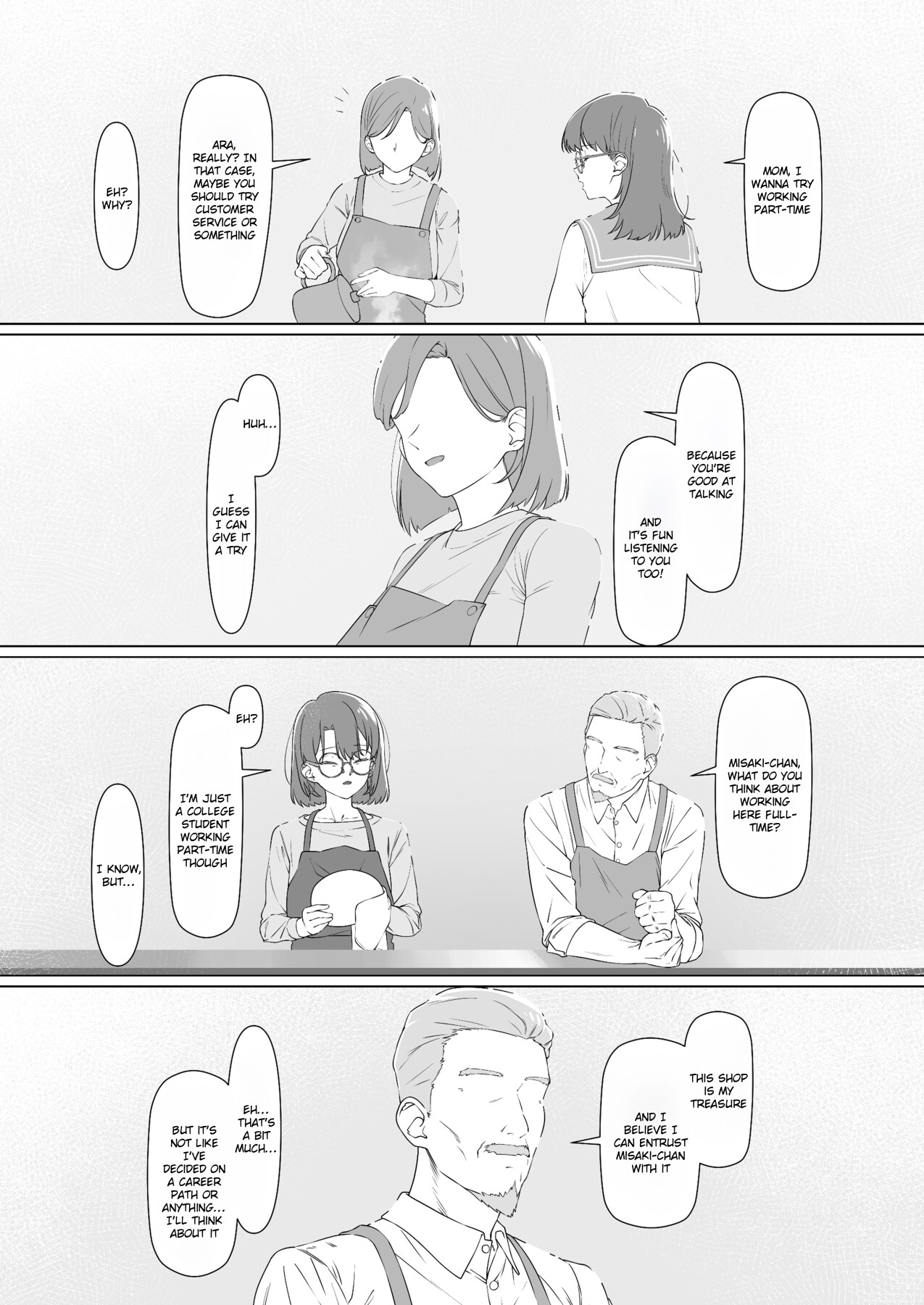 Hentai Manga Comic-My first sexual experience was with the boss of the cafe I'd been going to for 16 years-Read-65